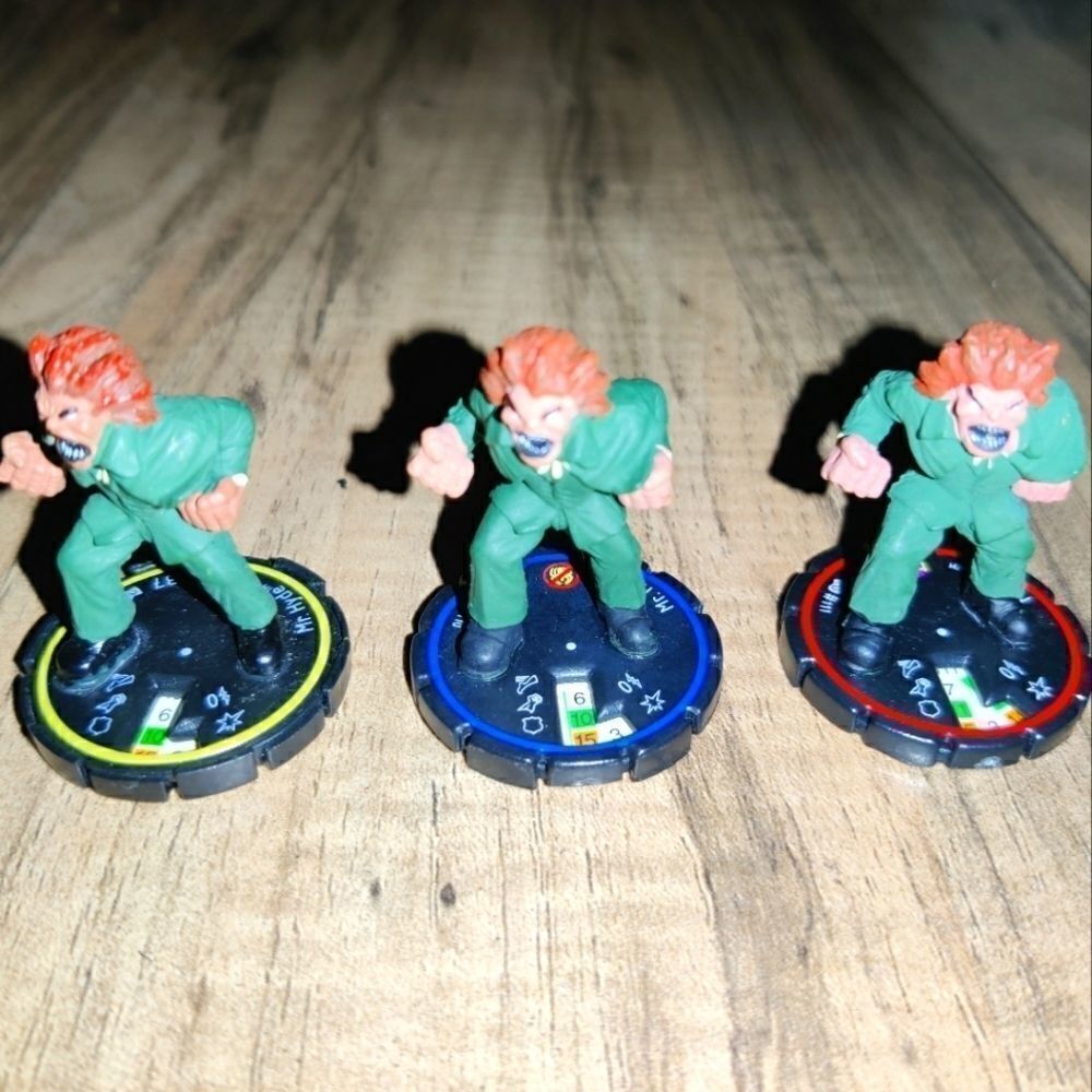 HeroClix Wizkids 2002 Mr. Hyde Marvel Infinity Challenge #109 / #110 / #111 Set
